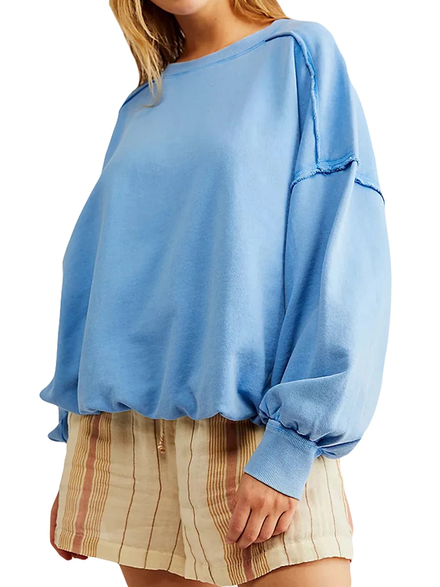 Women Crew Neck Sweatshirts 1