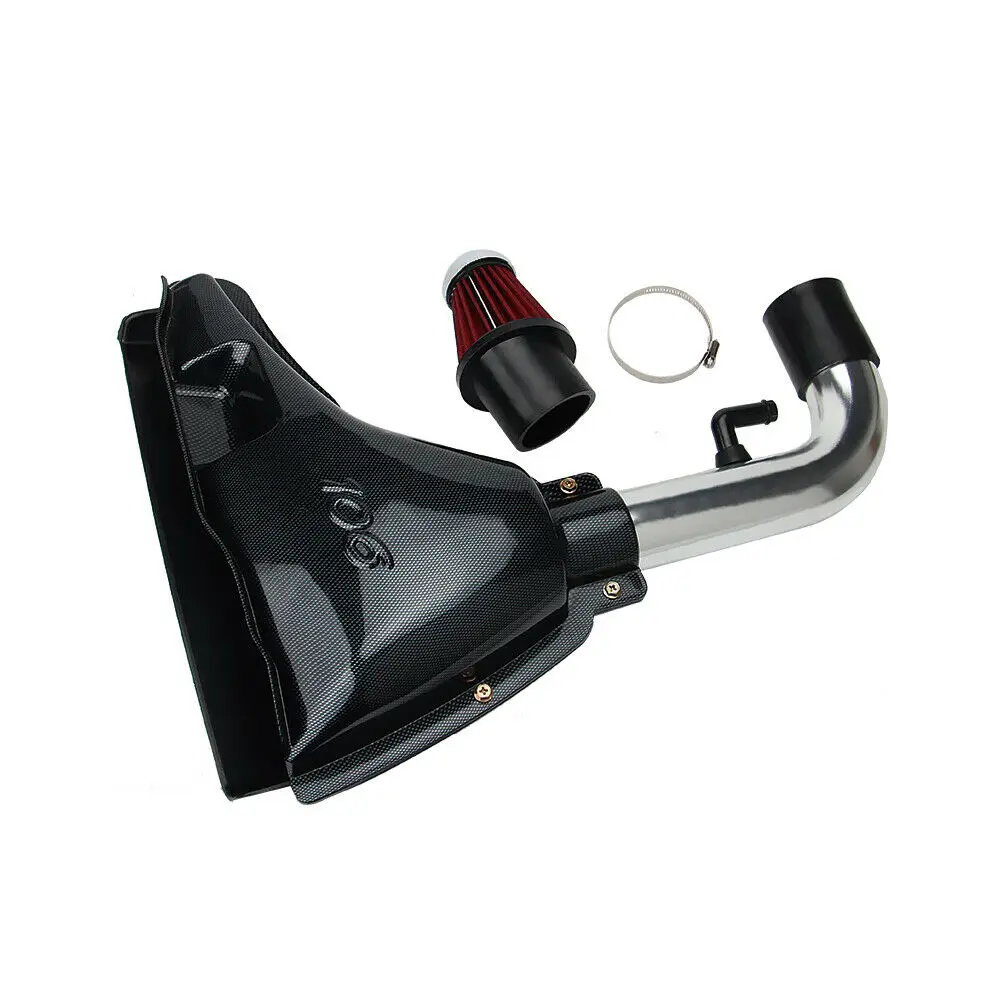 Car High Flow Air Inlet Systems Intake Box Air Filter Carbon Fiber Style For Peugeot 106 VTS