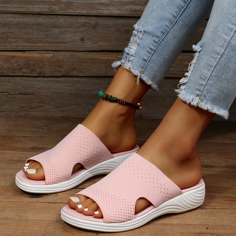 

Shoes Women New Sandals Beach Sandals Woman Slip on Elegant Ladies Shoes Slipper Sexy Female Footwear