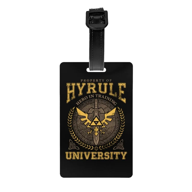

Hyrule University Luggage Tags for Suitcases Fashion Legend of Zeldas Baggage Tags Privacy Cover Name ID Card