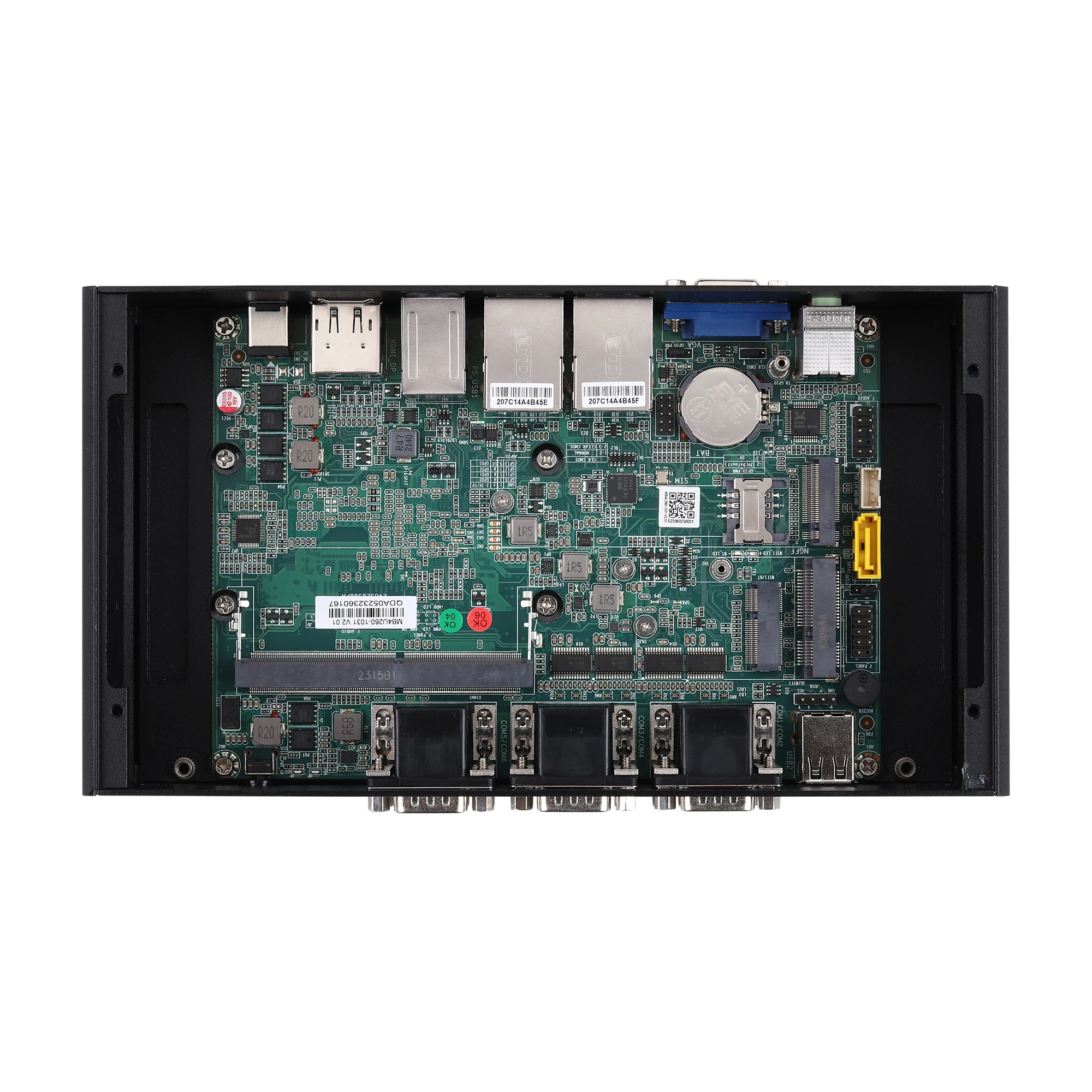 QOTOM Mini PC Q1055X Core i5 10210U Dual Cores Processor Firewall Multi-function Home Router Pfsense 6