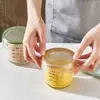 2PC 280ml Sealed Glass Bowl Microwaveable Fresh-keeping Refrigerator Sealed Jar Glass Food Storage Box Large Capacity 5
