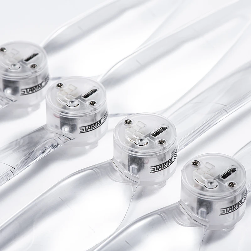 Hélices LED Flash pour DJI Air 3/Mini 3 Pro/Mini 4 Pro - 2 Paires