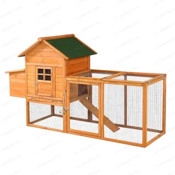 Solid Wood Outdoor Animal Hutch 1
