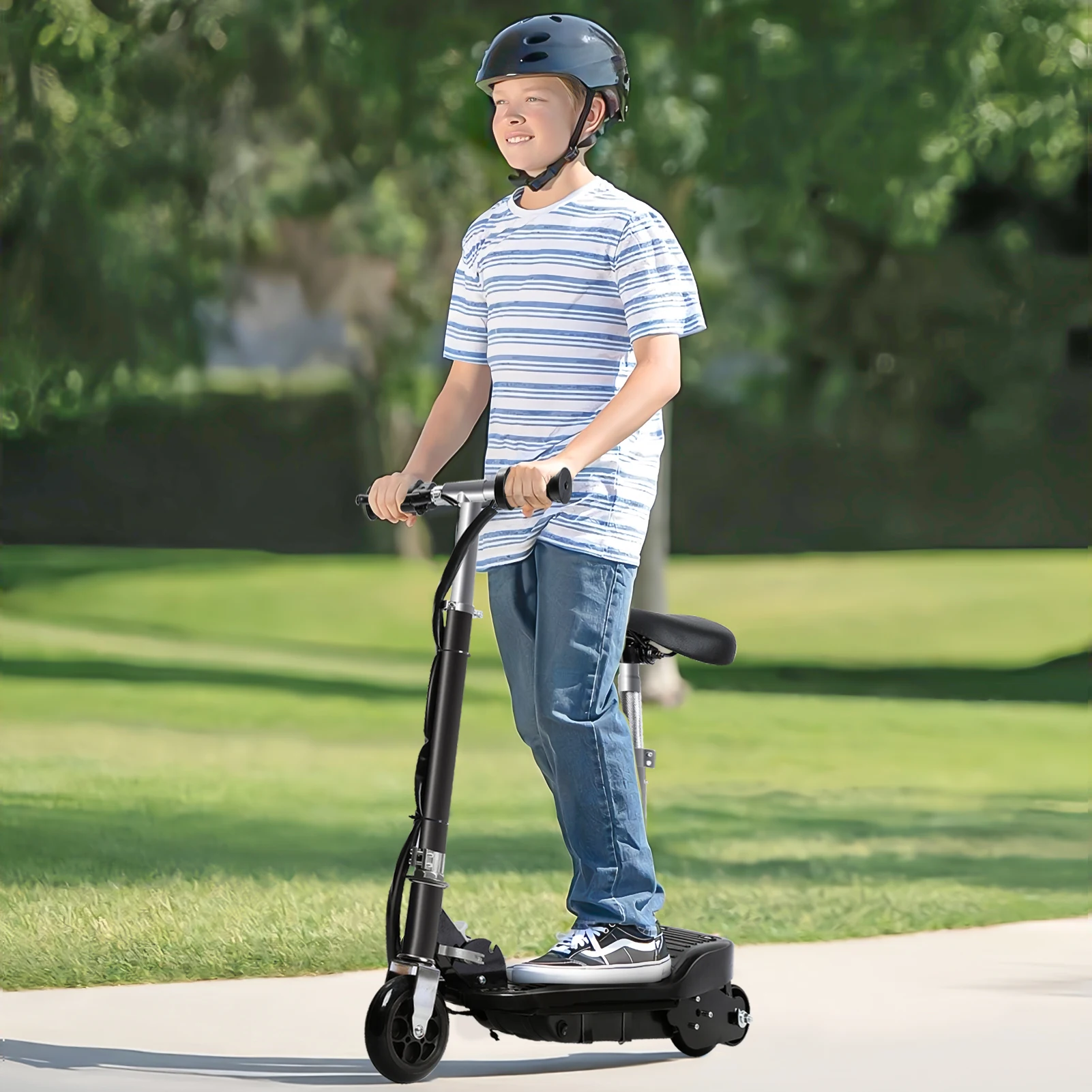 12km/h European US Warehouse Foldable 2 Wheel Portable Mobility Electric Scooter 120W