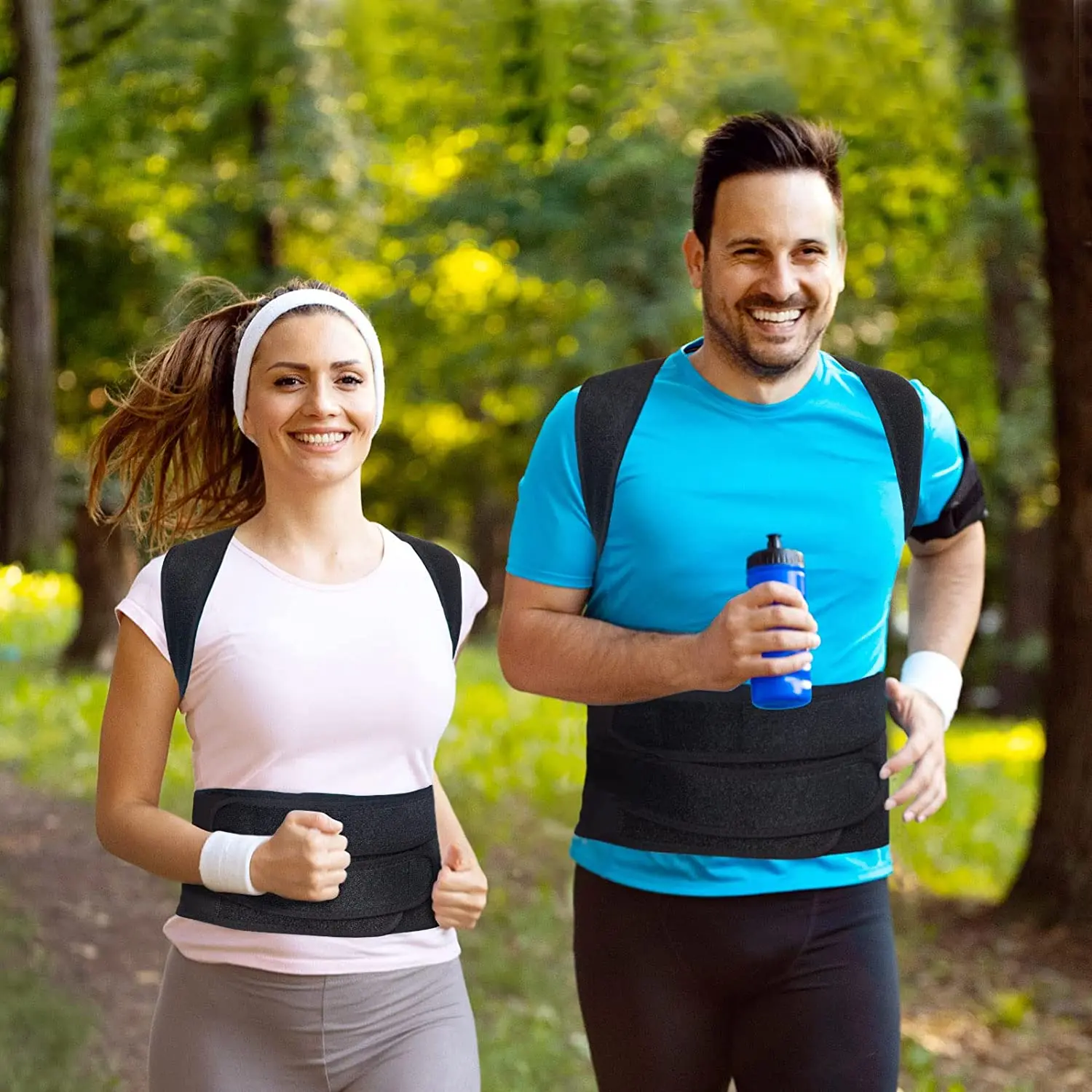 Back Posture Corrector for Upper and Lower Back Pain Relief Adjustable Support Improve Posture Lumbar Support