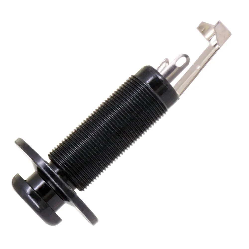 Guitar Socket Guitar Output Jacks 25g 6.35mm With Screws E-Guitar End Pin Plug Kit Replacement Set 1/4" Stereo