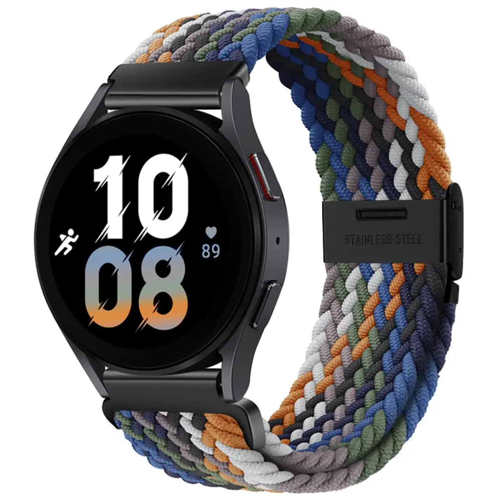 Braided Elastic Bracelet 20mm/22mm Smartwatch Band Strap