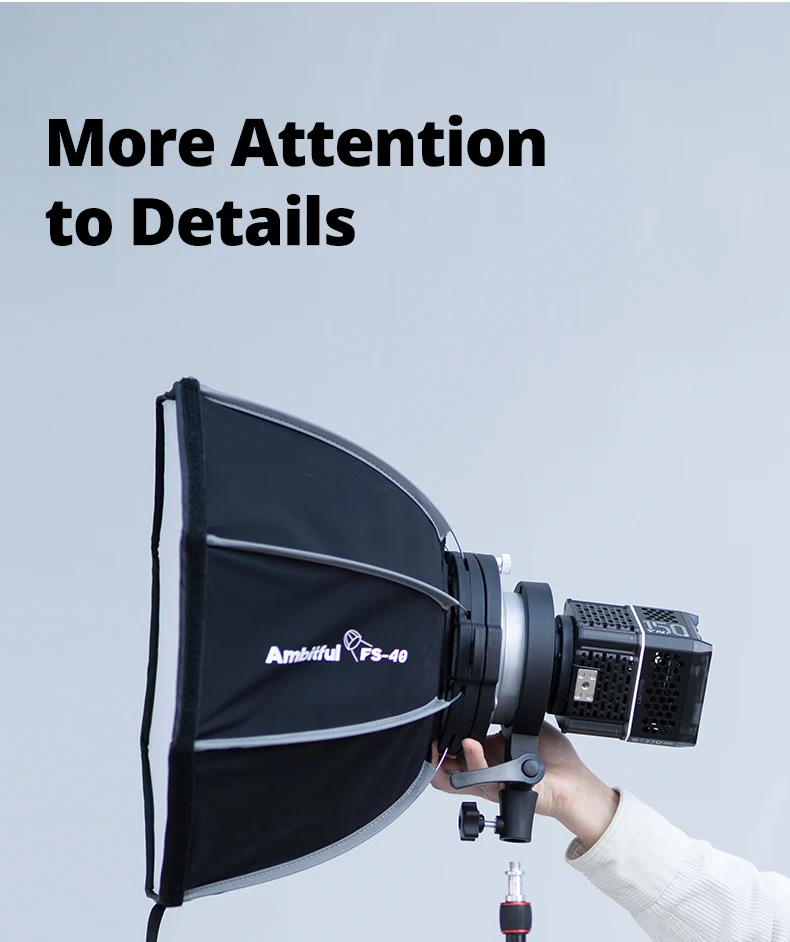 MB01 MB02 Mini Mount to Bowens Mount Adapter Quick Set-up for YONGNUO YN150 IFOO