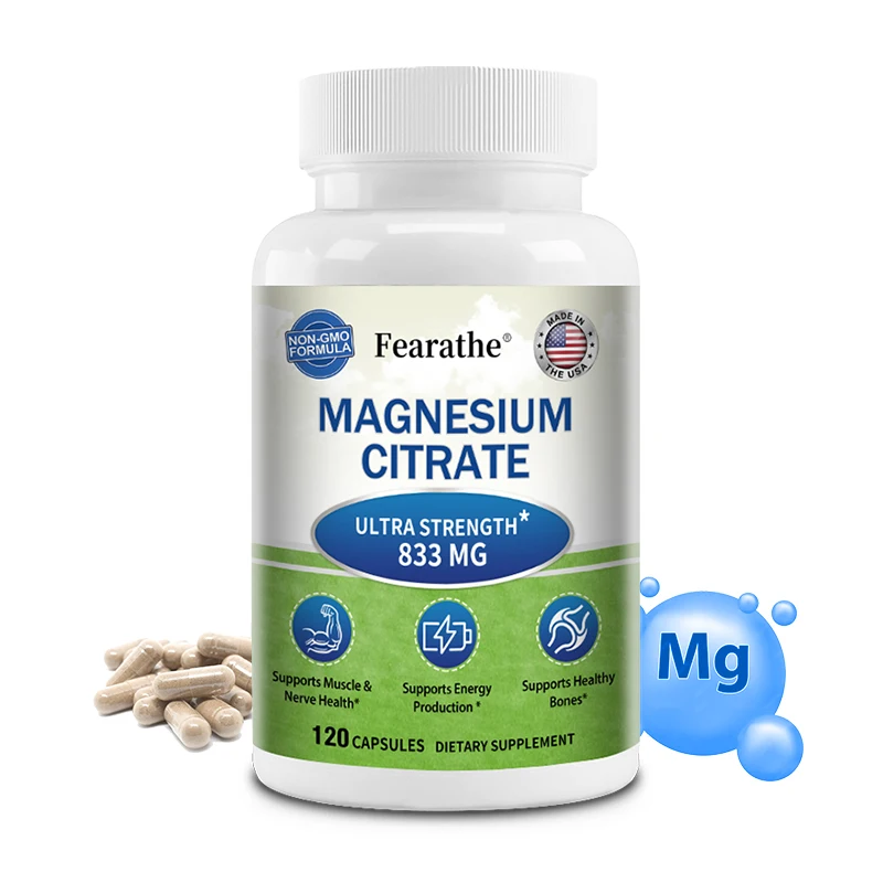 Maximum Strength Vegetarian Magnesium Citrate Supplement