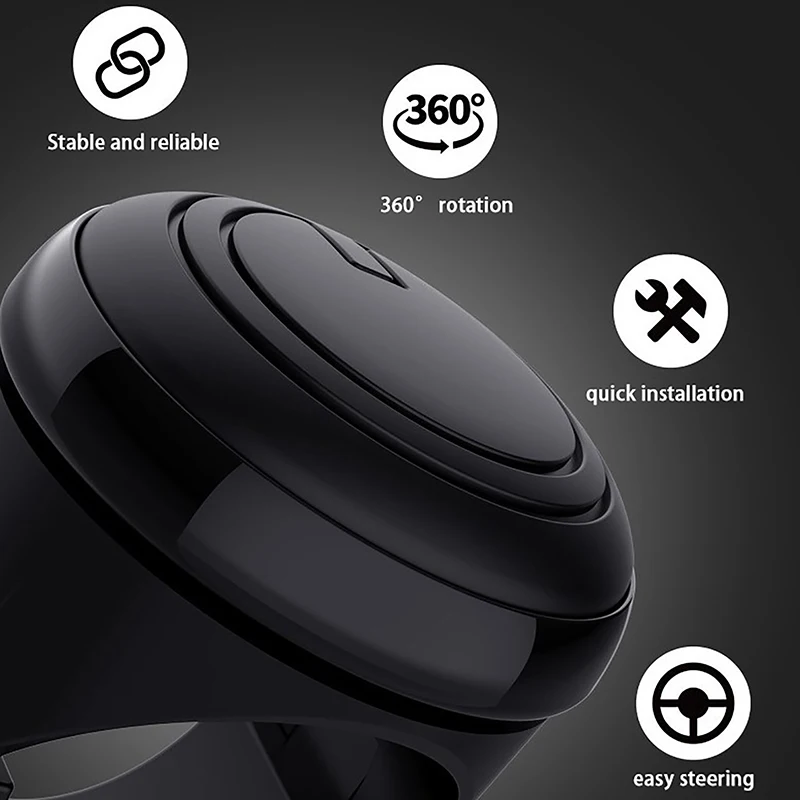 회전 스티어링 휠 부스터 스피너 노브, 360 회전 베어링 스티어링 볼, 1PC