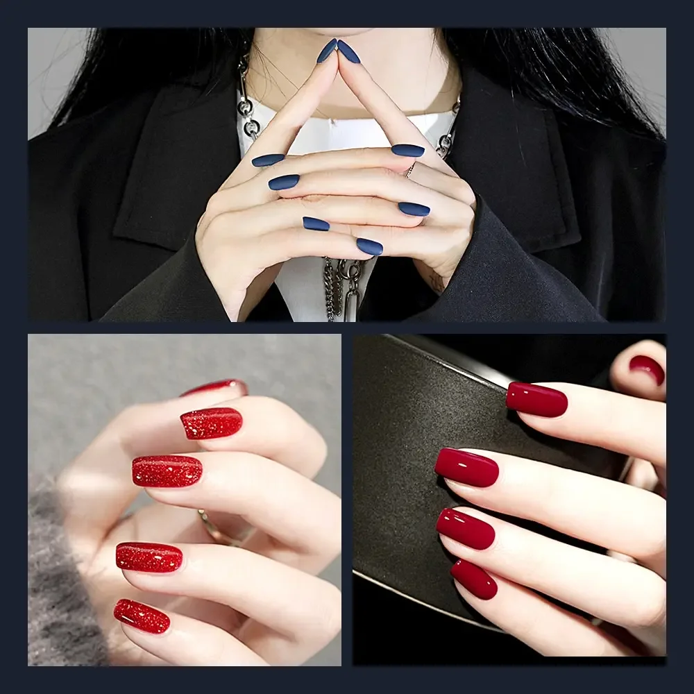 Manicure Set With Nail Drying Lamp UV Nail Gel Polish Kit 6 Colors Gel Polish Set Semi Permanent Varnish Nail Tools Kit 2