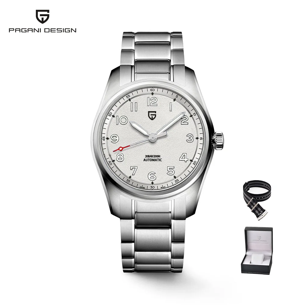 2022 New 38MM PAGANI Design Top Brand Men's Pilot Automatic Mechanical Watches Nh35A Sapphire waterproof 200m Relogio Masculino 