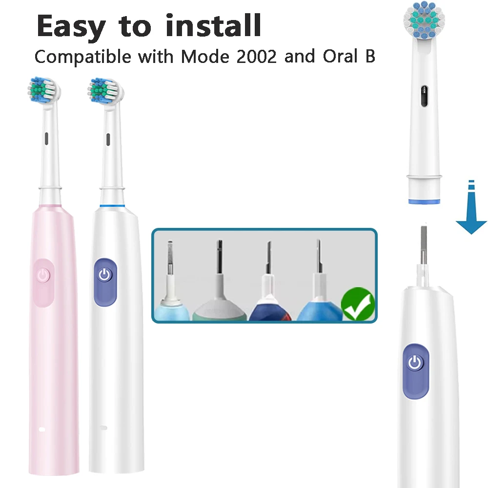 Replacement Toothbrush Heads Electric Toothbrush Brush Heads Rotating Replacement Brush Heads 4/8/16PCS Toothbrush Soft Heads