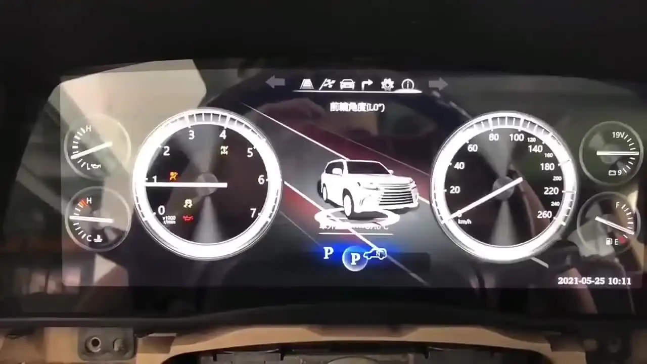 車用バーチャルコックピットパネル デジタルクラスター計器 LCD ダッシュボードパネル と互換性がある レクサス RX RX300 車用バーチャルコックピットパネル デジタルクラスター計器 LCD ダッシュボードパネル レクサス RX RX300 RX330 RX  デジタルクラスター計器と互換性のあるレクサス RX RX300 RX330 RX350 RX400 RX450h 2016-2021 車用バーチャルコックピットパネル  デジタルクラスター計器 ...