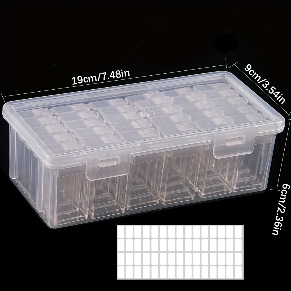 5D DIY Art Storage Container Nnail Jewelry Accessory Packaging Box Diamond Painting Storage Box Mosaic Packaging storage box diamond painting storage box