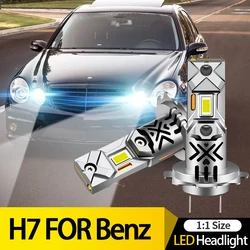 2x 20000LM H7 Led Headlight H18 Car Bulbs 12v 60w 6500K Diode Lamps High Power For Mercedes Benz W204 W211 W212 W203 W176 W124