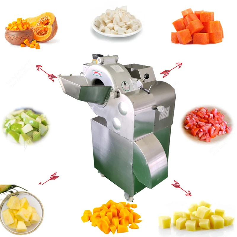 Commercial Garlic Chopping Machine for Cutting Cubes with 3-5mm