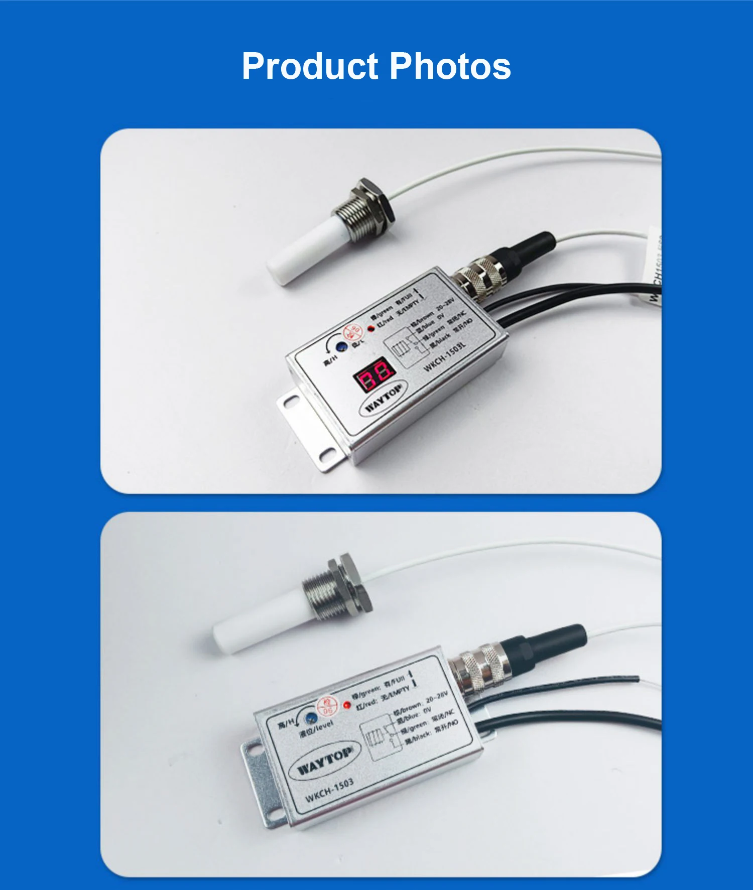 DN15 High Temp Digital Glue Level Sensor for Hot Melt Glue Machine Glue Tank Cap
