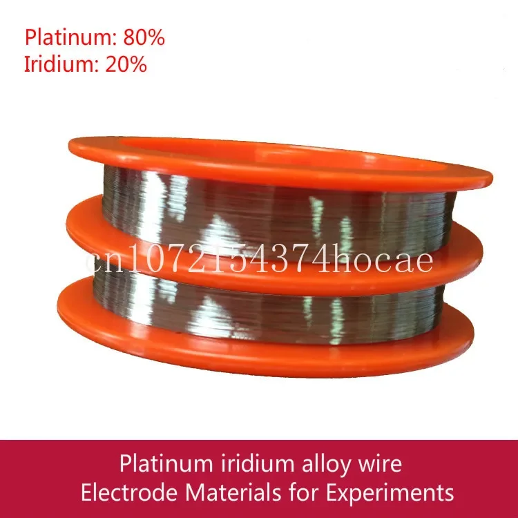 

Platinum Iridium Wire, Platinum Iridium Alloy Wire, ptir20, Platinum 80% Iridium 20%, Experimental Electrode Material.