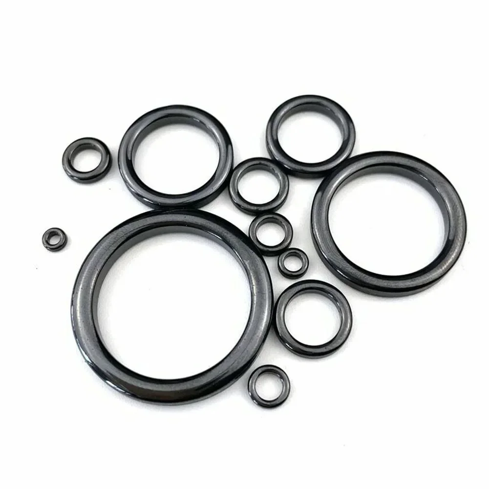 5pcs/pack Fishing Rod Guide Ring Ceramic Wear Heat Conduction Repair Parts Fish Tackle Pesca Iscas Tools Fishing Pole Accessory fishing accessories,fishing tackle,fishing tools,fishing tool,fishing rod guide repair kit