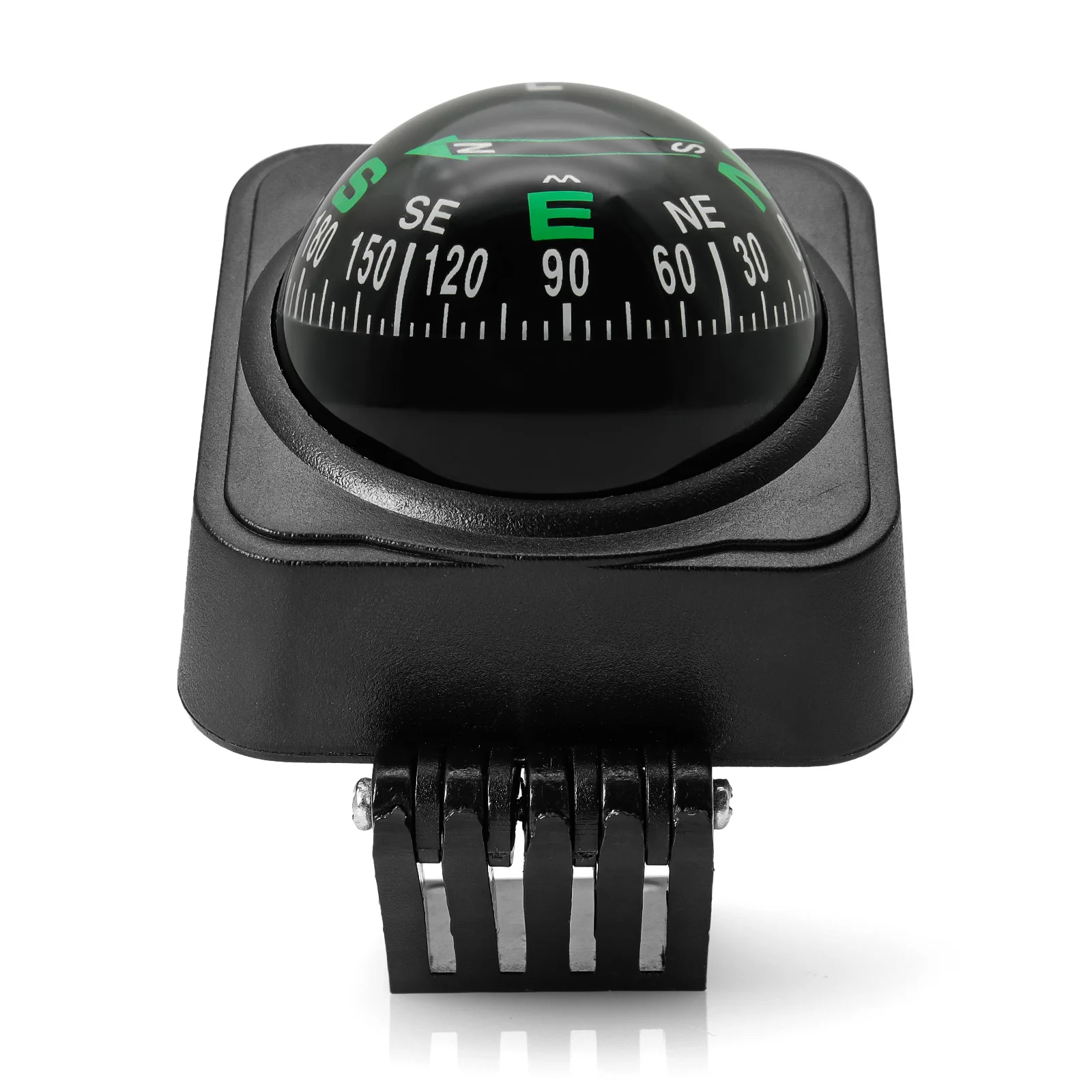 High-Precision Dash-Mount Marine Navigation Compass with Suction Cup
