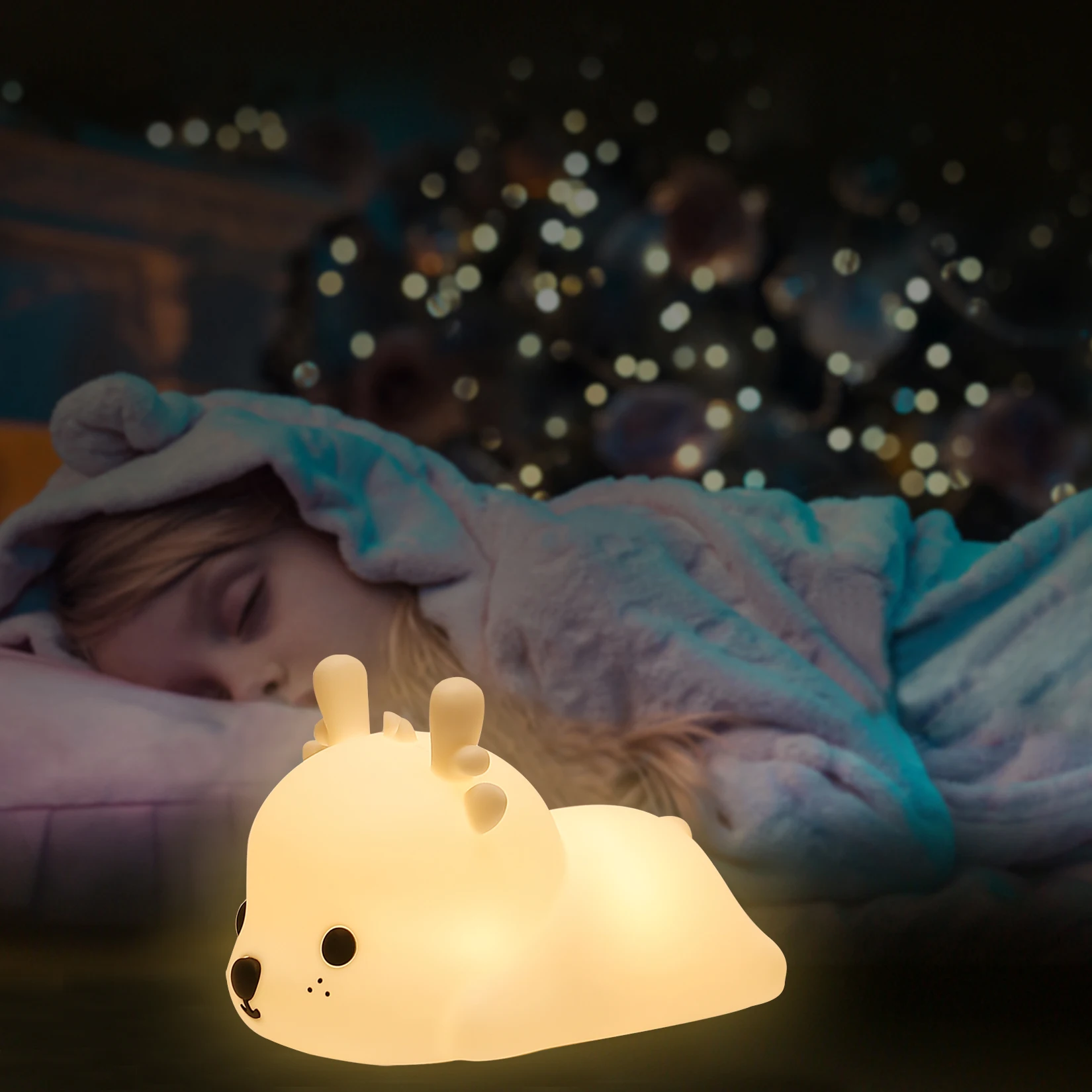 star night light LED Night Light Luz Nocturna Infantil Nachtlampje Voor Kinderen Bedroom Lamp Touch Sensor Room Decor Cute Gift for Kids Children star night light