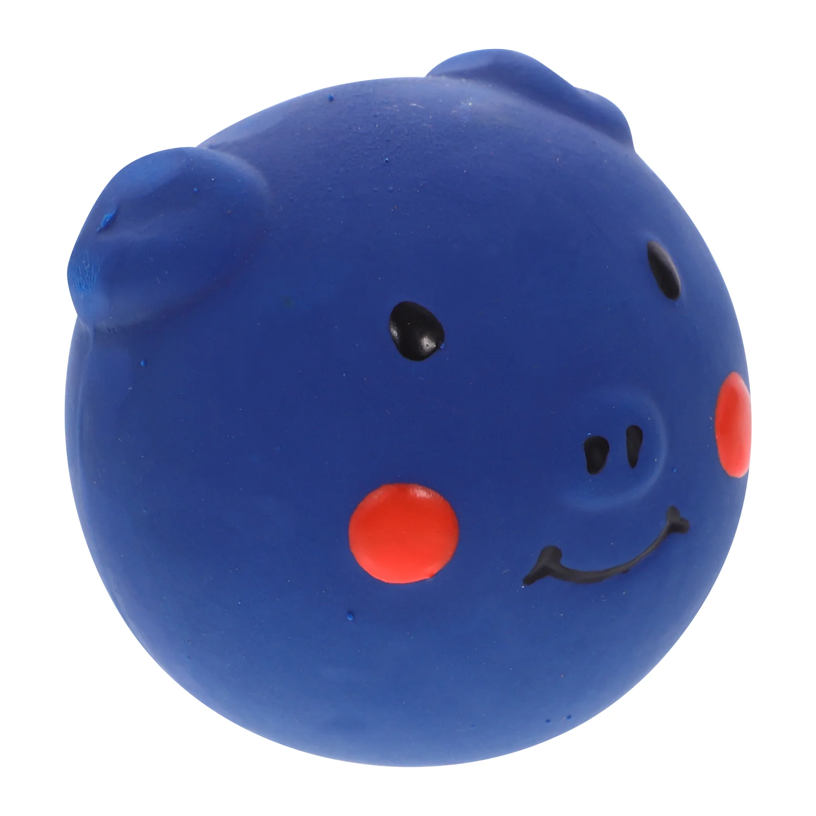 

Dog Molar Plaything Squeaky Teething Toy Pig Head Shaped Chewing Toy Funny Toy