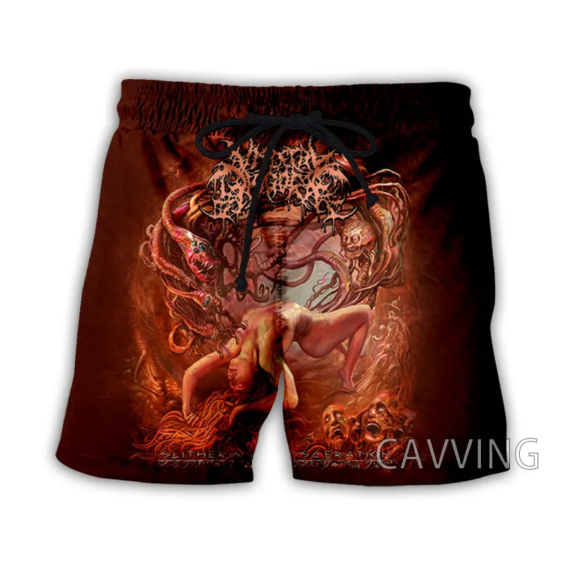 

CAVVING 3D Printed Visceral-Disgorge Rock Summer Beach Shorts Streetwear Quick Dry Casual Shorts Sweat Shorts for Women/men