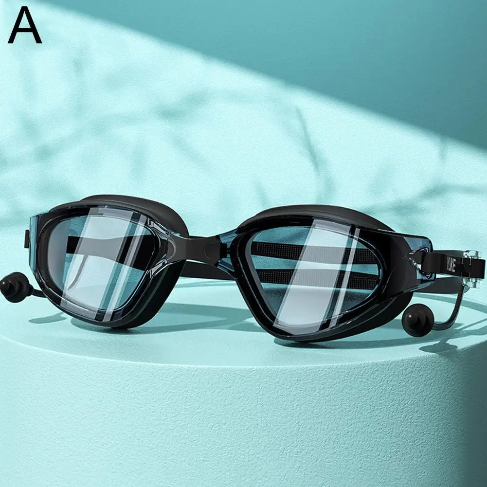 Swimming Goggles Professional Waterproof Swim Eyewear Glasses Anti-fog 100% UV Protection No Leaking For Adult Men Women Yo W3Q0 6