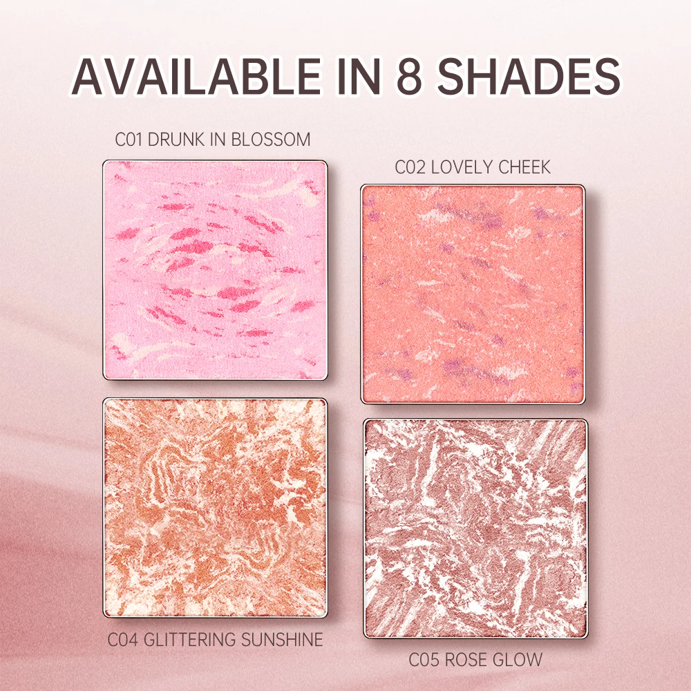 CATKIN Eternal Love Rosy Cranes Blush Drunk In Flower Long-lasting Natural Blush 5