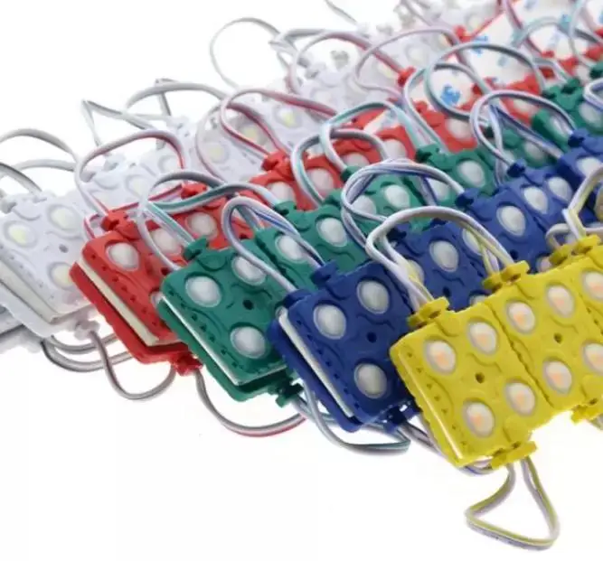 

20 шт. SMD 5050 светодиодный светильник 3 светодиодный 12 В постоянного тока водонепроницаемый рекламный знак магазин передсветильник вая лента модульные ламсветильник комплект белого света