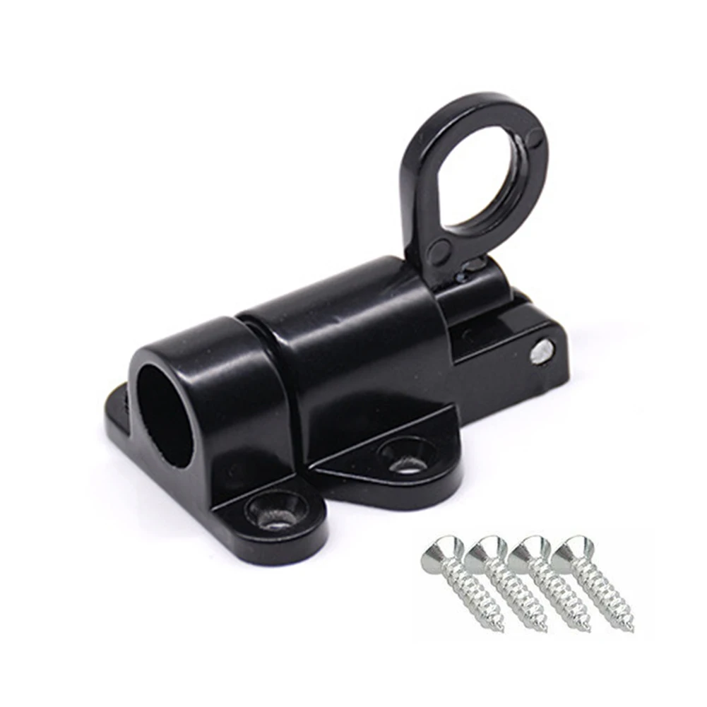 Aluminum Alloy Window Gate Security Pull Ring Springs Door Latch