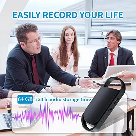 Keychain 32GB USB Voice Activated Recorder Mini Dictaphone Professional Sound Recording MP3 Flash Drive Digital Audio Record voice recorder