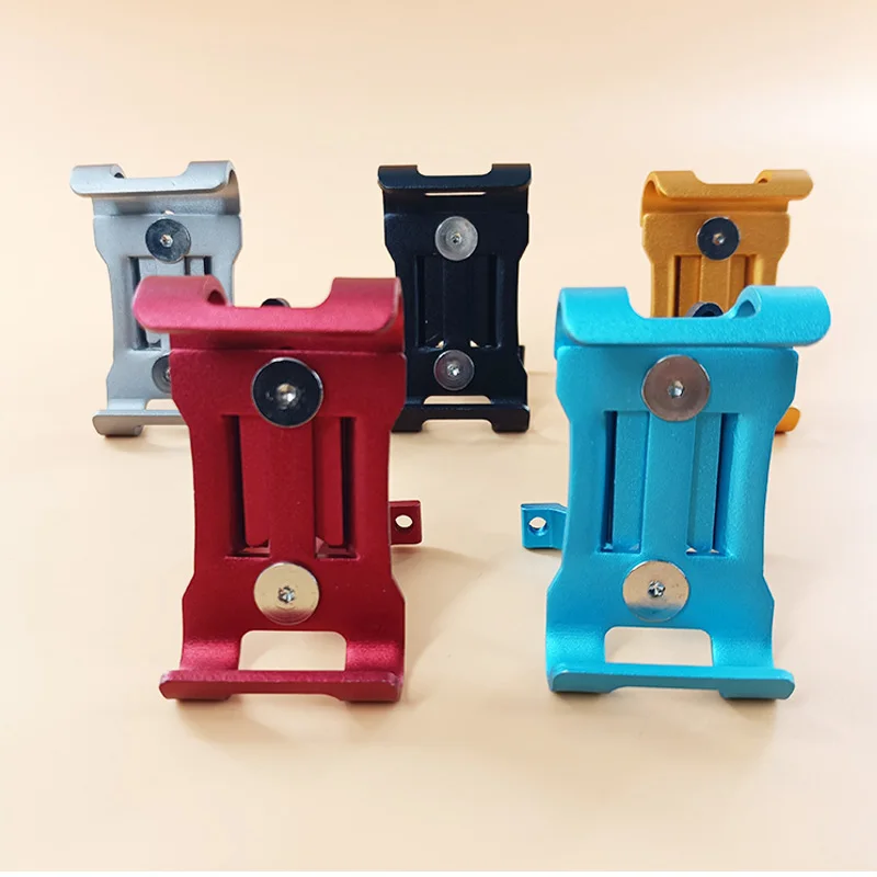 S06363bcb34b84b5da6976b631afd2bb3Q Metal Motorcycle Bike Phone Holder Aluminum Alloy Anti-slip Bracket GPS Clip Universal Bicycle Phone Stand for all Smartphones Mallzona