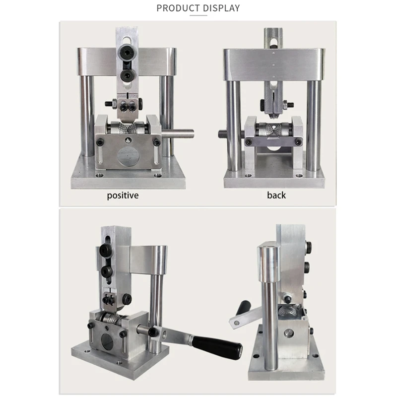 A98E-Wire Edm Machine Electric Wire Puller Peeling Automatic Hand Crank Manual Scrap Peeling Copper Cable Stripper