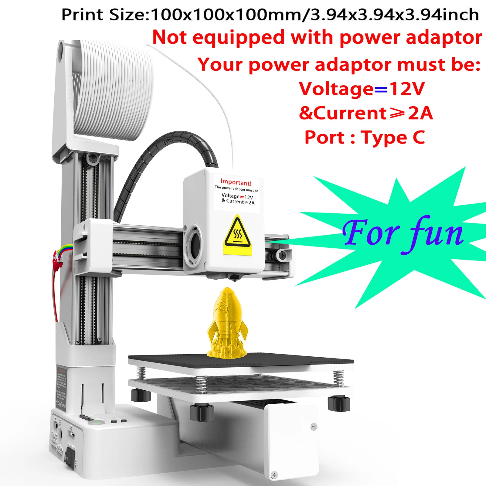 EasyThreed K10 3D Printer Mini Desktop Printing