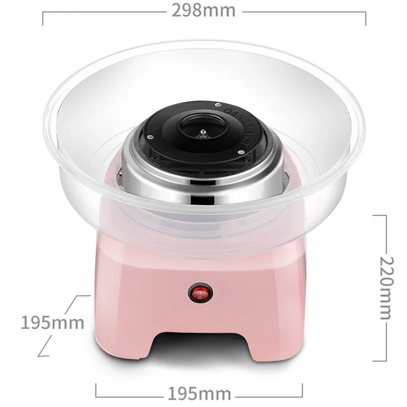 MINI Electric DIY Sweet Cotton Candy Maker Portable Marshmallow Children's Household  500W Cartoon Cotton Candy Machine 3