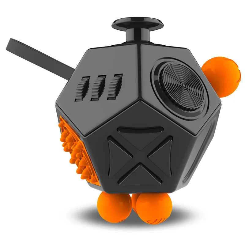 12 Sides Fidget Cube Toys Anti-Stress Antistress Sensory Toys For Children Kids Adults Autism ADHD OCD Anxiety Relief Focus 2