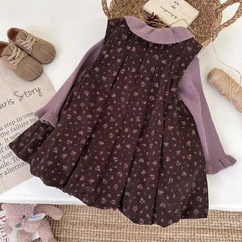 Girls Purple 2PCS Outfit 1