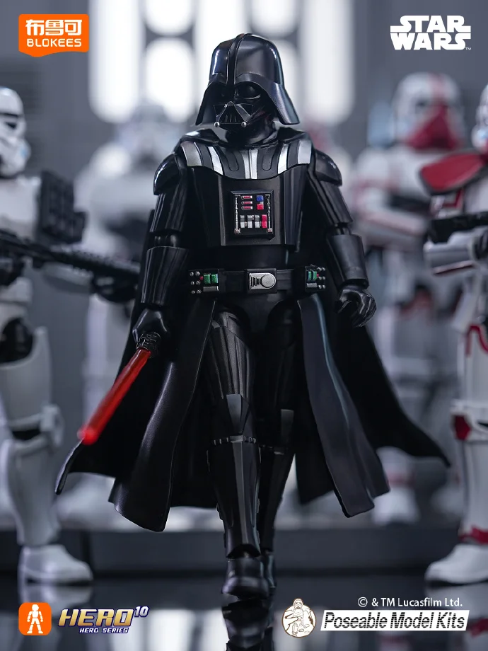 블록키즈 빌딩맨 스타워즈 다스베이더 조립식 모바일 모델 루크 스카이워커 레아 공주 샌드트루퍼 장식품 장난감 선물