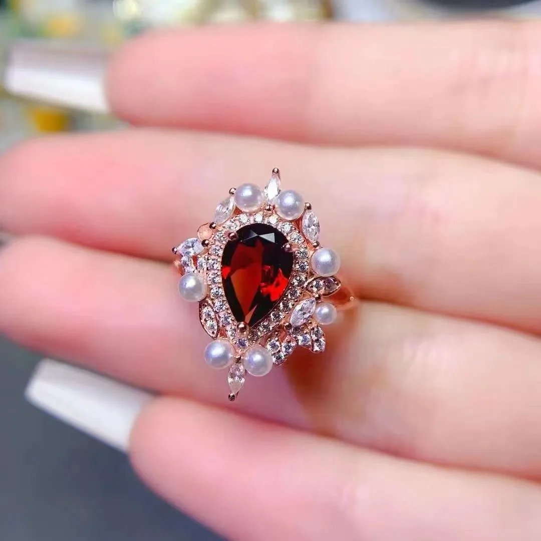 

Женское кольцо из серебра S925 пробы, 6 Х9 мм