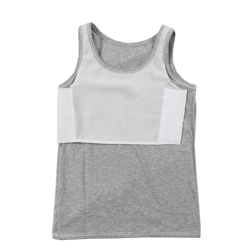 Women's Summer Chiffon Mesh Chest Binder for Trans Lesbian Tomboy Transgender FTM Plus Size Corset Top Tank Top Vest