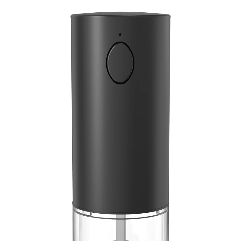 Electric Salt and Pepper Grinder USB Rechargeable Adjustable Coarseness Automatic Spice Mill Kitchen Gadget with LED Light
