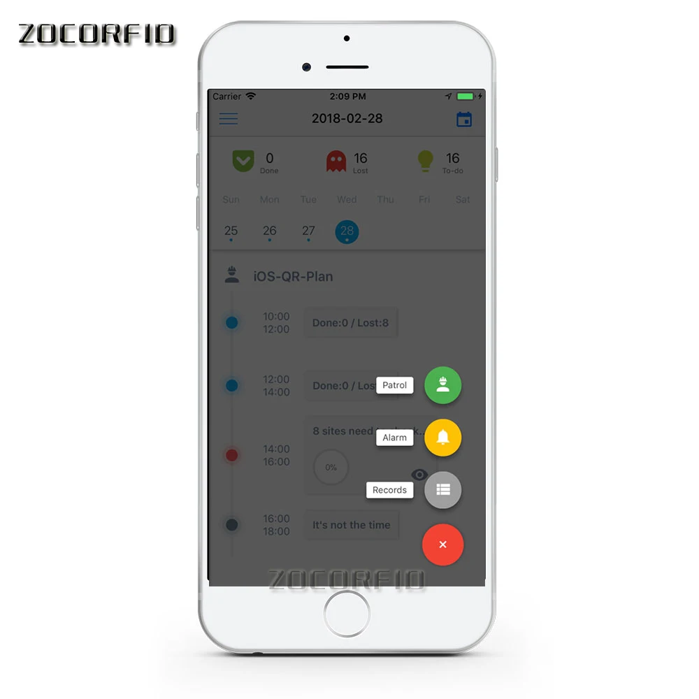 GPS Patrol System APP For Guard Tour Patrol With Your Own Phone, Through Phone(No include Phone,Term of one year)