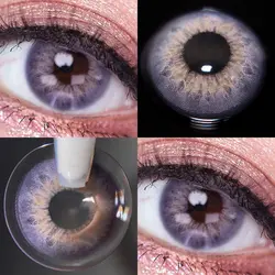 AMARA Vibrant Purple Anime - Inspired Colored Contact Lenses (TAYLOR - violet)