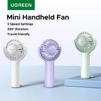 UGREEN Mini Handheld Fan Cooler USB Rechargeable Portable Adjustable Pocket Size Low Noise Handy Fan For Desk Travel Outdoor 1