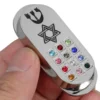 Menorah Jewish Gifts Mezuzah For Outside Goal Post Silver Paper Car Mounted Travel 4