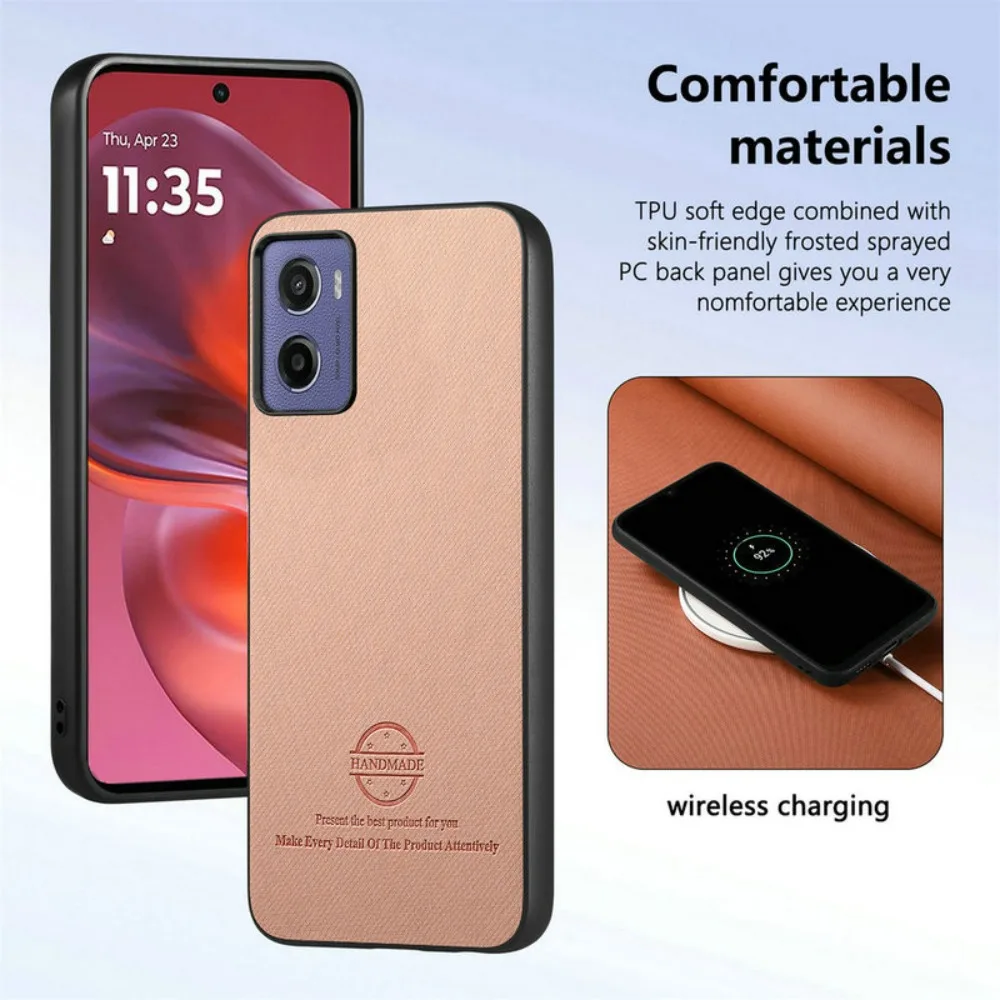 Luxury 5G Leather Bumper Case for Motorola Moto G Series