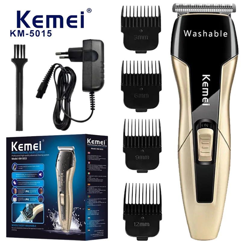 

KEMEI Electric Hair Clippers Barber Electric Hair Cutter Electric Hair Shaver Hair Trimmer Men Suits Hairdressing Tool Cosmetic